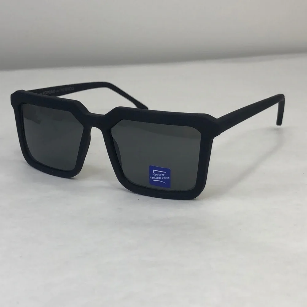 KOMONO Benicio CZ Black Rubber Sunglasses (NEW) 🕶